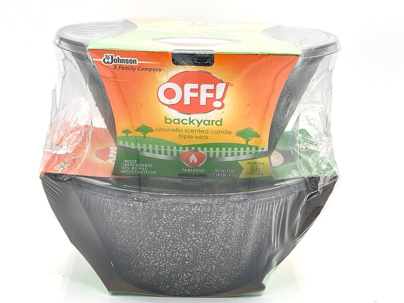 OFF! Off 2 Pk Citronella 3 Wick Candles - Image 2